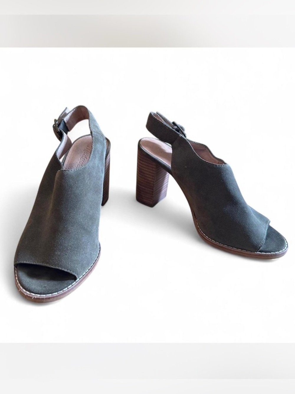 💜 Madewell Cary Slingback Sandal - Suede (8) - Picture 2 of 8